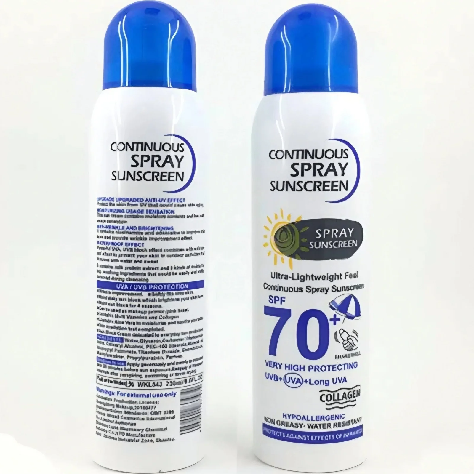 اسپری ضدآفتاب بیرنگ وکالی مدل SPF70 مناسب انواع پوست، حجم 230 میلیلیتر - تصویر 2