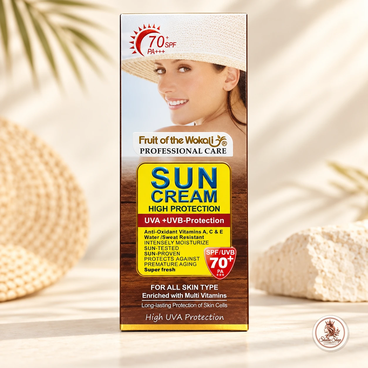 کرم ضد آفتاب بدون رنگ وکالی SPF 70 مدل Kp125 مناسب برای انواع پوست - تصویر 2